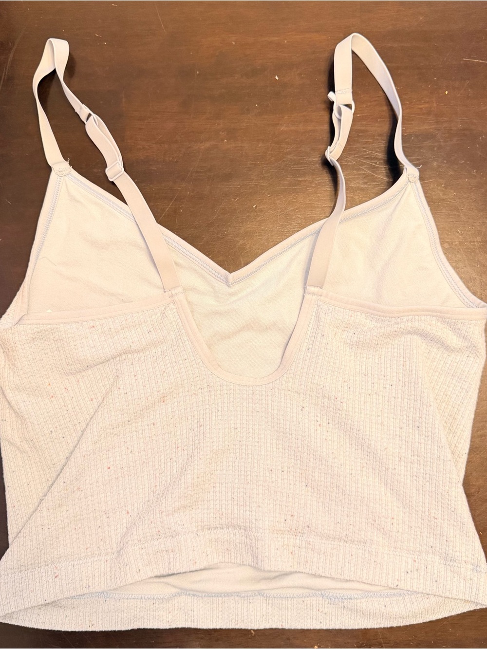 Blue Ribbed V-Neck Cami Top - Picture 2 of 2